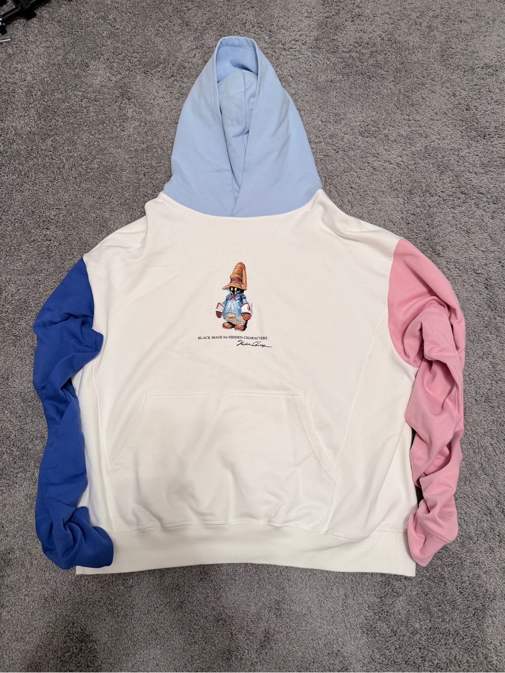 2XL Hidden Character Black Mage Hoodie